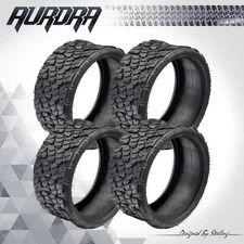 STEELENG GOLF CART 20"x8.5"-14" AURORA ALL TERRAIN TIRES DOT RATED SET OF 4