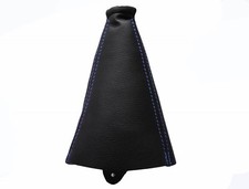 Hellblau Faden Echtleder Schaltmanschette Schaltsack Für FORD FUSION 2002-2012