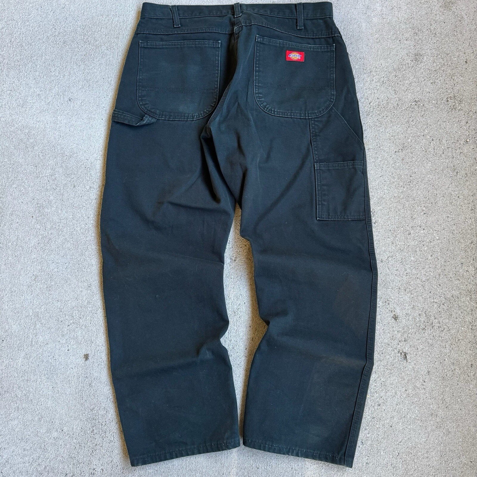 Vintage Black Dickies Carpenter Work Pants Men’s 34x30 Canvas Utility