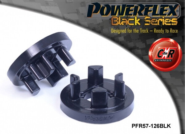 Powerflex Black Satinato Mnt Boccola Grande Inserto Per Porsche 993 (94-98