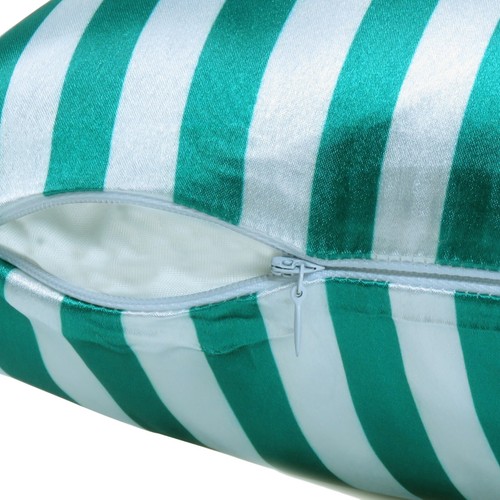 Cushion Cover Home Decorative Pillow Covers Soft Satin Striped Throw Pillows 5Pc - Picture 95 of 135
