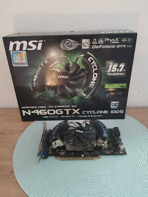 MSI N460GTX Cyclone IGD5 I 1GB DDRR5 I DirectX 11 I PCI Express 2.0