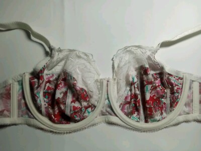 34E FANTASIE VINTAGE 80s 90s Floral Lace Underwired Sensational