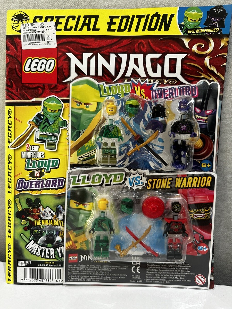 Lego Ninjago Legacy Magazine Issue 18 Minifigures Lloyd