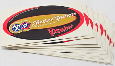 Hacker-Pschorr Munich's Bier Since 1417 PS Wheat! Beer Brewery 30 Decal Stickers