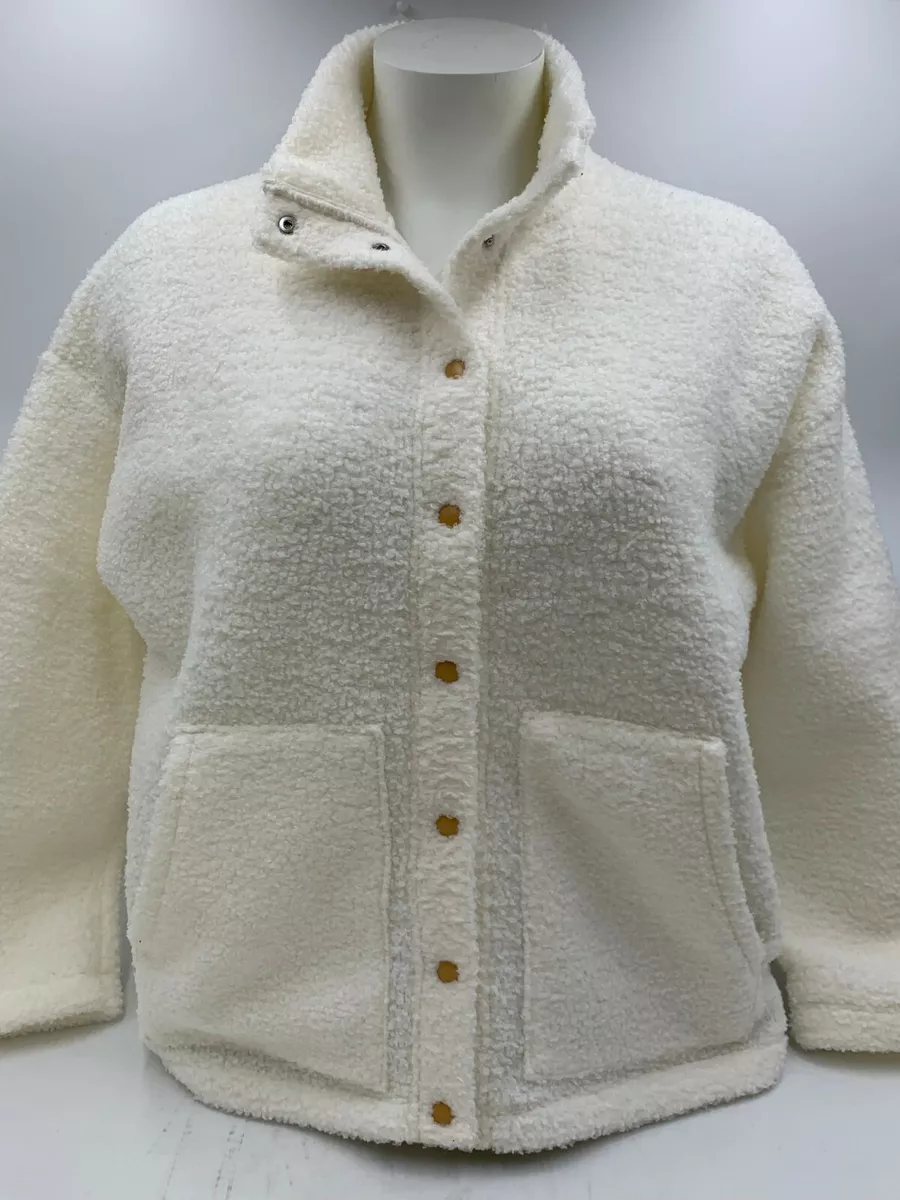 Button up deals sherpa jacket