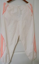 Adidas Originals Logo Women's Size XL Chalk White Track Pockets Pants FM1933