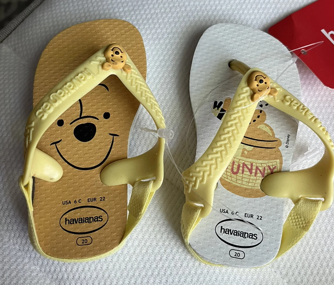 Havaianas. Winnie The Pooh Toddler flip flops. Size 6. EUR 22