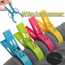 4 Stück XXL Groß Kunststoff Wäscheklammern...