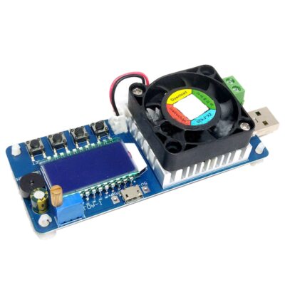25W 35W 4A/5A Electronic Load Current Voltage Power Tester USB Protection 