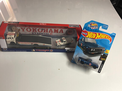 M2 MACHINES 2020 YOKOHAMA G.T. SPECIAL 1957 MACK MODEL 1974 DATSUN TRUCK MAZDA