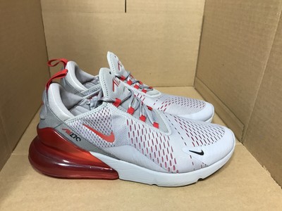 Nike Air Max 270 Mens Size 11.5 Wolf Grey/University Red AH8050-018 Shoes | eBay
