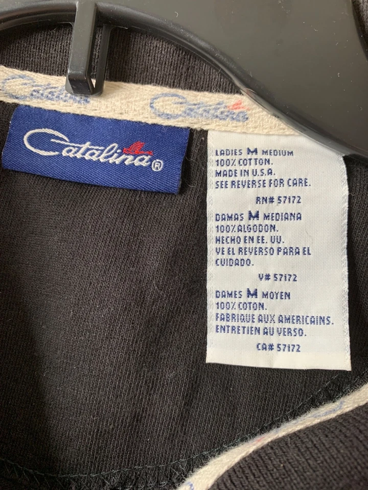 Lote de 2 camisetas polo de golf para mujer M Izod + Catalina usadas en excelente estado 8844 ropa activa Foto 2 de 4