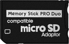 Micro SD to Memory Stick PRO Duo Adapter for PSP 1000 2000 3000 Camera