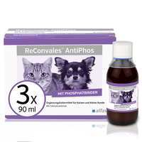 Reconvales Antiphos 3X90 Ml FüR Katzen & Kleine Hunde Alfavet