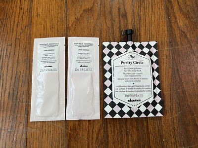 Davines lot/3: The Purity Circle Hair & Scalp Mask (50ml/1.69 fl.oz) & 2 samples