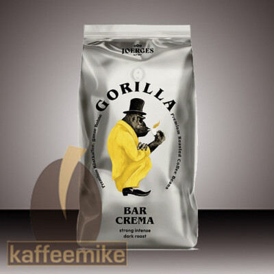 2 x Gorilla Bar Crema - Espresso Kaffee 1000g Bohnen