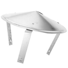 Chimney Vent Cover Smoke Funnel Cap Stainless Steel Rain Hat for Roof