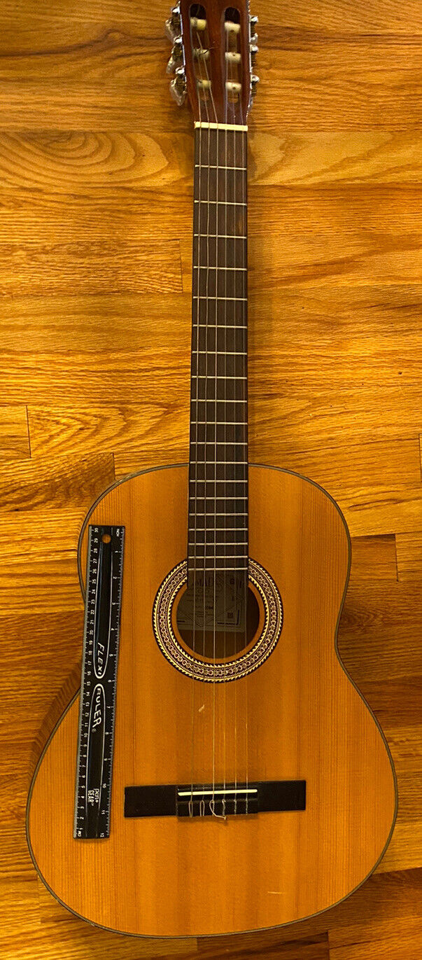 USED AMADA  A144 CLASSICAL ACOUSTIC GUITAR- SERIAL NUMBER 0064 WHEELING ILLINOIS