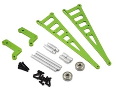 ST Racing Concepts SPTSTC71071G Green Aluminum Adjustable Wheelie Bar Kit for DR