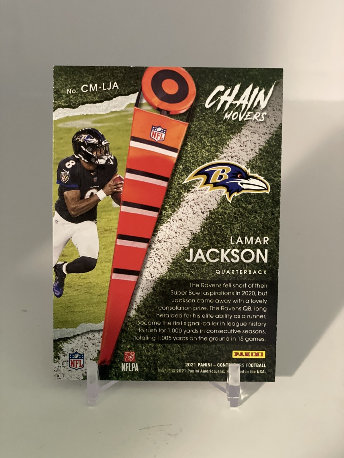 2021 Panini Contenders Lamar Jackson Chain Movers Insert CMLJA eBay