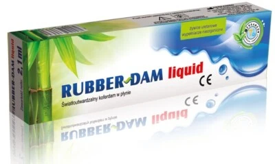 Dental Light-Cured Rubber Dam Liquid | 1 Syringe 1,2 ml | Cerkamed