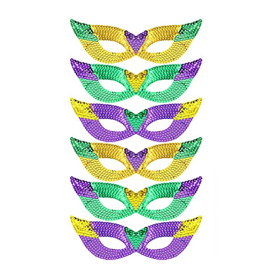 Karnevalskostüm-Zubehör-Set, Augenmaske für Paraden, Bühnenauftritte - Bild 2 von 4