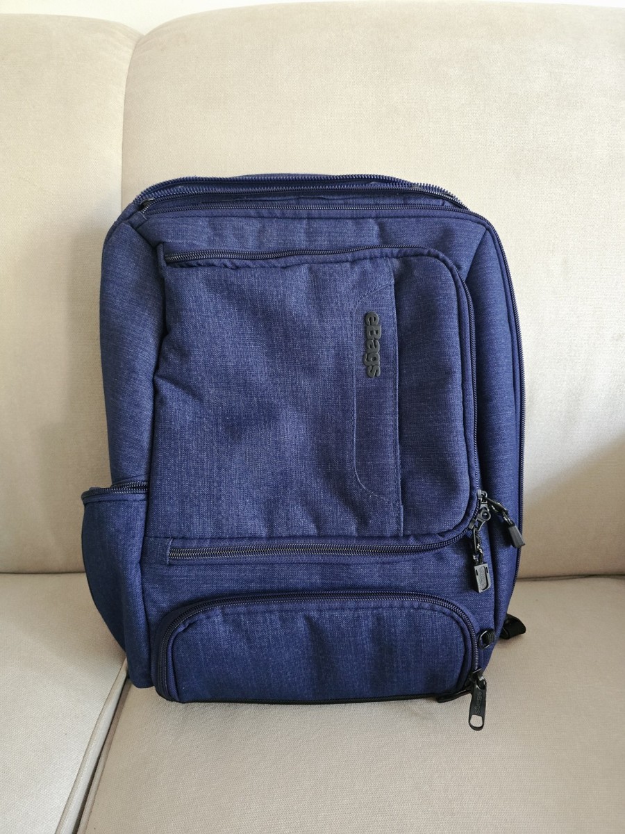 Ebags Professional Pro Slim Navy Blue Laptop Travel Hiking School Backpack