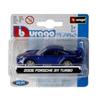 Bburago 2006 Porsche 911 Turbo 1:64 Modellauto Die-Cast Auto