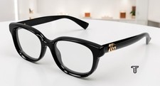 GUCCI GG1978O 001 Rectangular Squared Black Demo Lens 52 mm Women's Eyeglasses