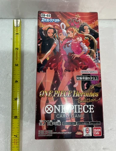 ONE PIECE Card Game Booster Box EB-03 Heroines Edition Factory Sealed