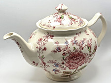 Vintage Johnson Bros Rose Chintz Teapot & Lid...