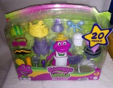 Fisher Price Barney  s DRESS-UP BARNEY Playset New