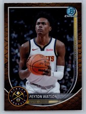 Peyton Watson 2025-26 Bowman Chrome Reptilian #BCV-180
