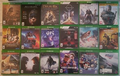 Lot of 18 Xbox ONE / Series X games. AAA Titles, No Sports Etc. (VG+ /Mint!)