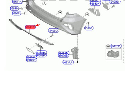 KIA CEED MK3 Rear Bumper Lower Cover 86612J7900 NEW GENUINE | eBay UK