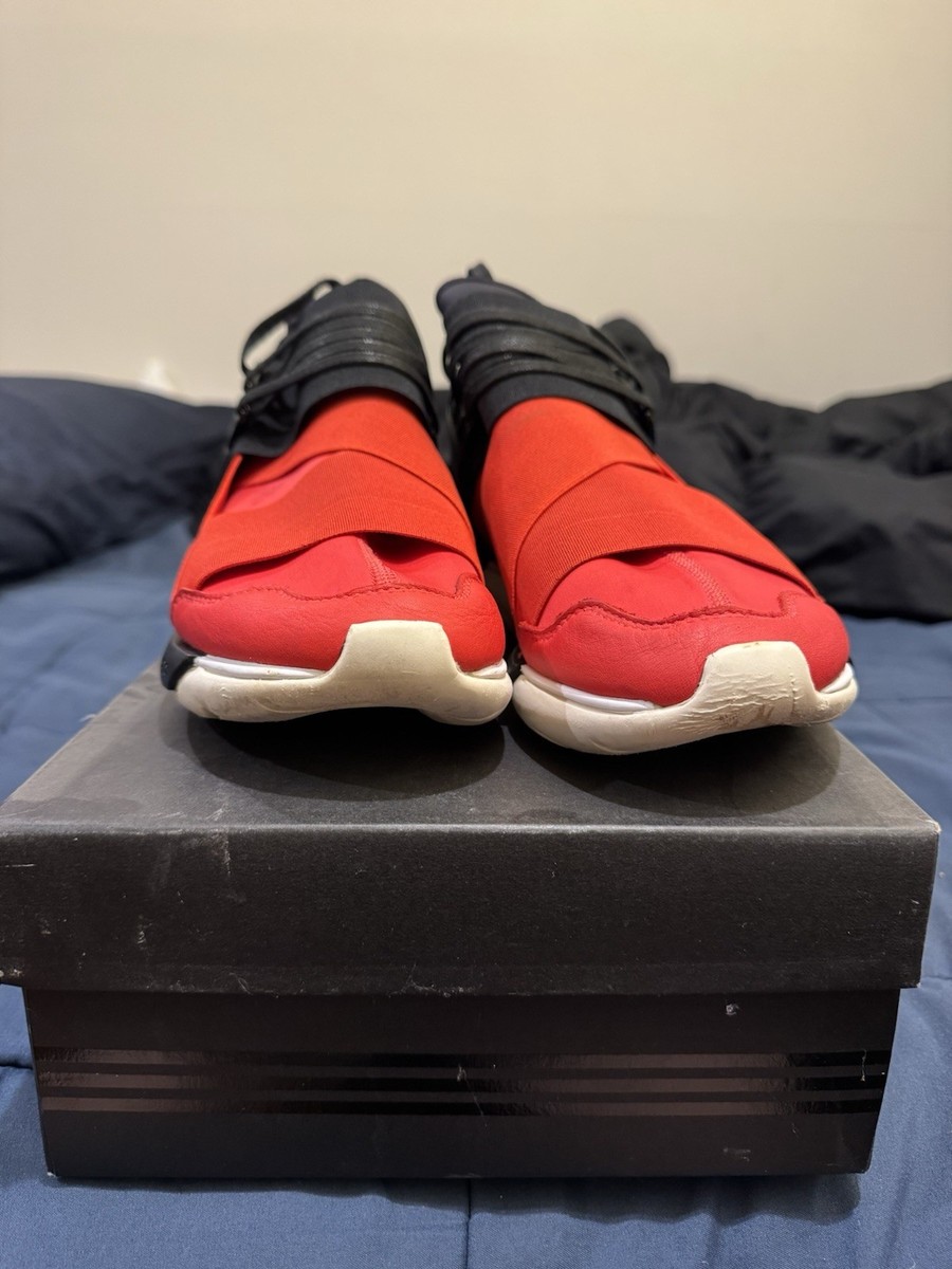 adidas Y-3 Qasa High Red Black S83174 2015 US 8.5 High Top Yohji