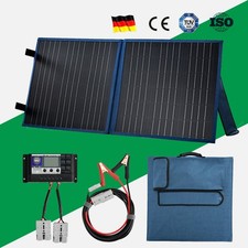 SARONIC 12V 100W Portable Foldable Folding Solar Panel Camping Power Station UK