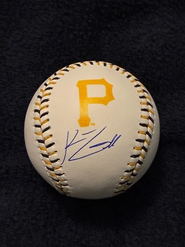 KONNOR GRIFFIN AUTOGRAPHED SIGNED RAWLINGS OML BASEBALL OML MLB PIRATES STITCH
