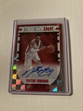 2018-19 NBA Hoops Vincent Edwards Rookie Ink Auto Card #RI-VE