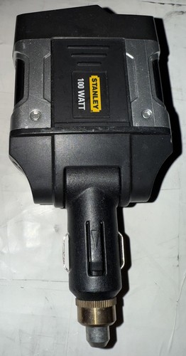 Stanley 100 Watt Power Inverter PC1A09 12V Car Adapter AC USB Charger Outlet