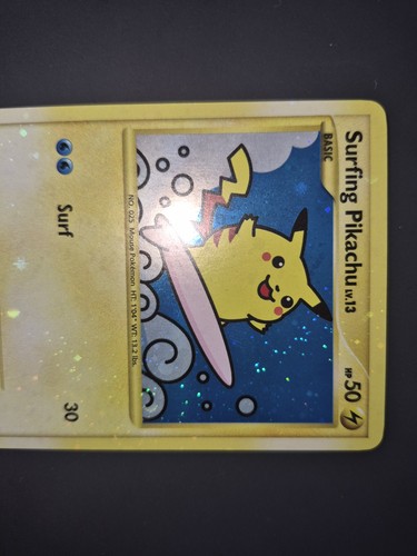 Surfing Pikachu 114/111 Secret Rare Holo - Platinium Rising Rivals Pokemon TCG - Photo 3/7