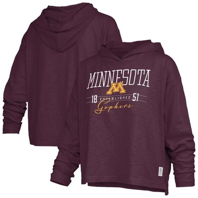 Women's Pressbox  Maroon Minnesota Golden Gophers Castillo Slub Waist Length