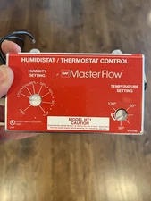 GAF Master Flow Manually Adjustable Humidistat/Thermostat Control Model HT1