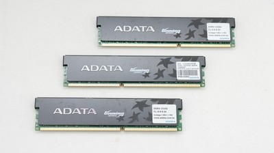 Adata Gaming Series 6GB DDR3 Kit (3x2GB) 1333MHz PC3-10600-8-8-8-24 PC Speicher