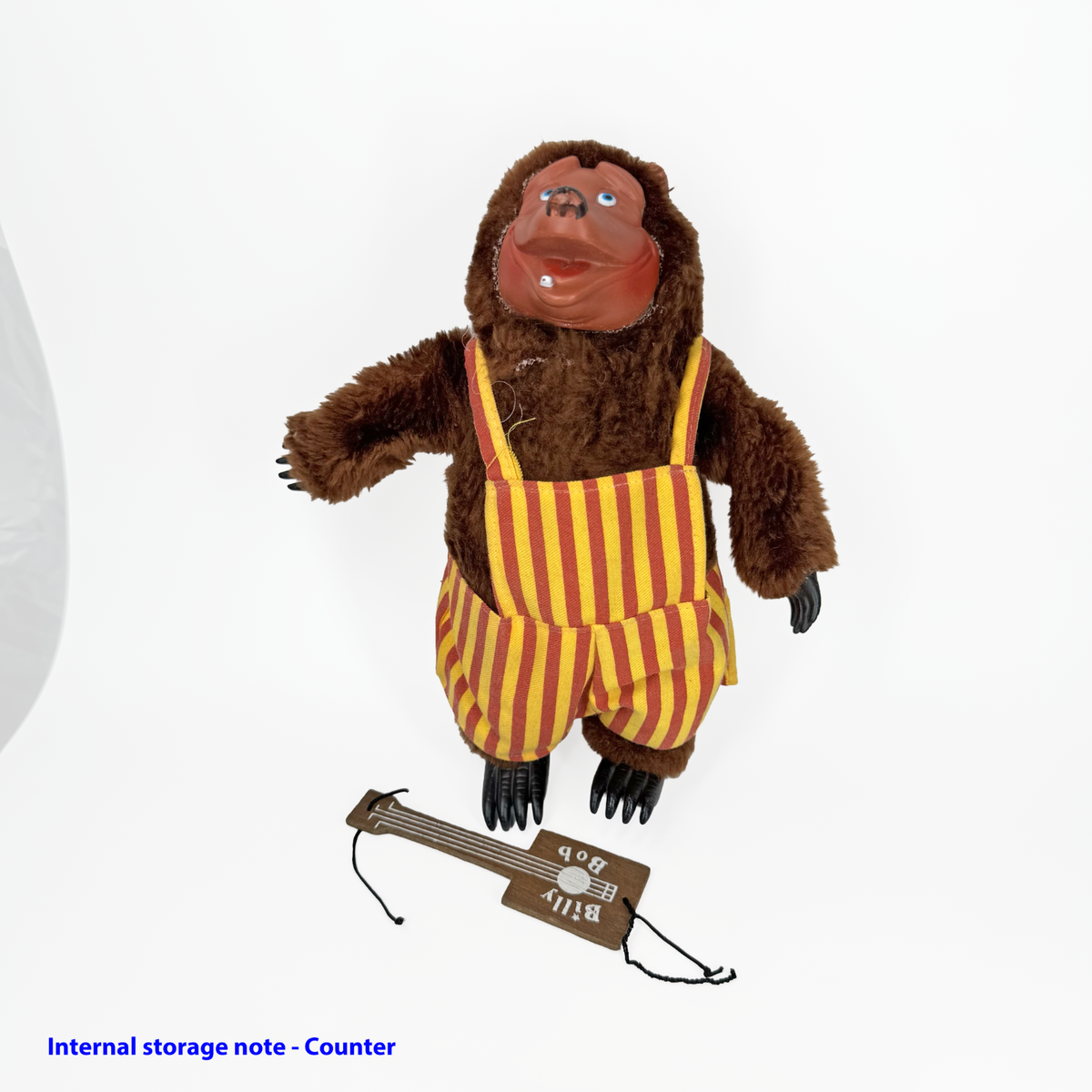 Showbiz Pizza Rock-Afire Explosion Billy Bob Bear Doll Vintage 9