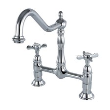 Kingston Brass KS117.BEX Essex 1.8 GPM Widespread Bridge Kitchen - Chrome