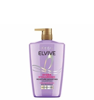 L Oréal Paris Elvive Hydra Hyaluronic Moisture Boosting Shampoo 1000ml.