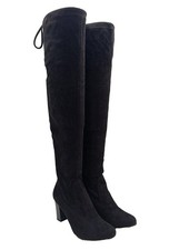 CAPRICE Cuissarde Dames Botte haute T EU 37 noir style décontracté