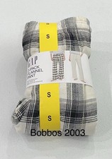 Gap Women  s 2-Pack Relaxed Fit Cotton PJ Pants, Cream, Size S